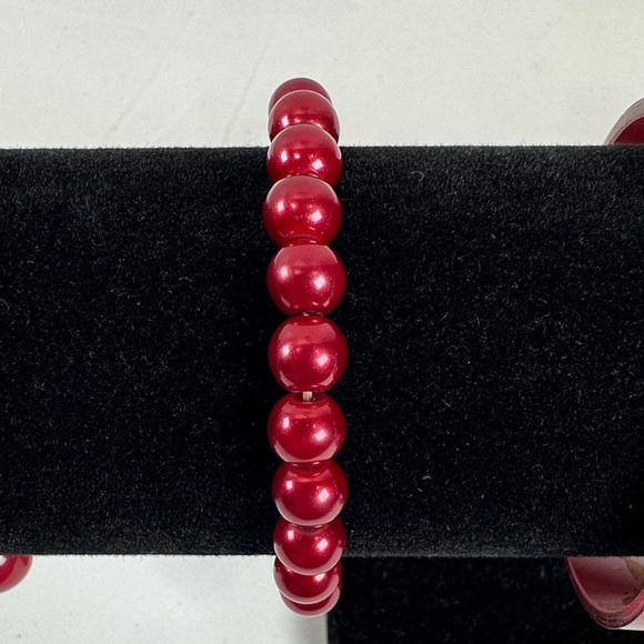 ✨ Stunning Red Bracelet Set – Perfect for Everyday Wear or Special Occasions ✨ - Picture 5 of 10